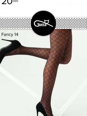 Чорапогащи в черен цвят FANCY - 14 20 DEN