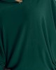 Спортна рокля с качулка в зелен цвят 400-1, Numoco, Къси рокли - Complex.bg