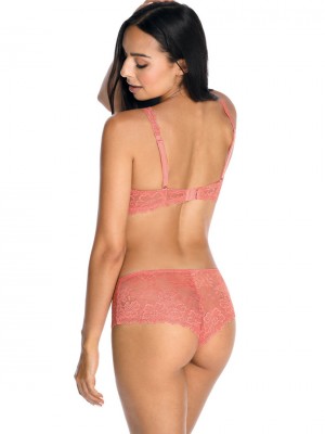 Сутиен с полуподплатени чашки в цвят праскова CARMELA M-053/22