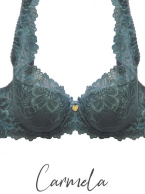 Сутиен с полуподплатени чашки в цвят каки CARMELA M-053/22