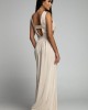 Елегантна дълга рокля в бежов цвят 35490, FASARDI, Дрехи - Complex.bg