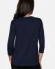 Дамска блуза с 3/4 ръкав в тъмносин цвят ALEXA, Babell, Блузи / Топове - Complex.bg