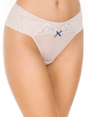 Бразилиани с тюл в бежов цвят SKY 19107 Бразилиани с тюл в бежов цвят SKY 19107