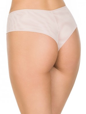 Бразилиани с тюл в бежов цвят SKY 19107 Бразилиани с тюл в бежов цвят SKY 19107