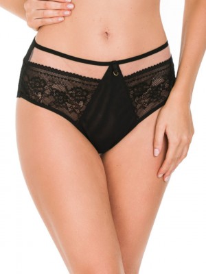 Бикини с дантела в черен цвят 19161 Бикини с дантела в черен цвят 19161