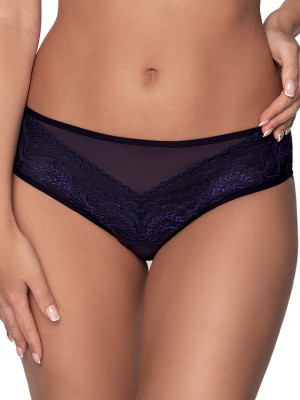 Бразилиани с дантела в тъмносин цвят ASTERIA 1131 Бразилиани с дантела в тъмносин цвят ASTERIA 1131