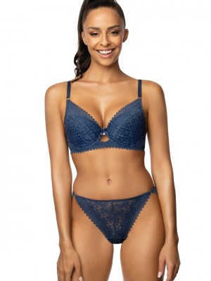 Сутиен с повдигащ ефект в тъмносин цвят MADDIE M-3633/11/1  Сутиен с повдигащ ефект в тъмносин цвят MADDIE M-3633/11/1