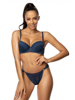 Дамски прашки в тъмносин цвят MADDIE S-3633/4 