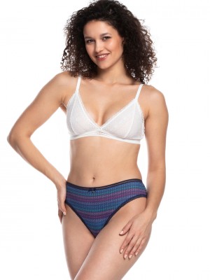 2 чифта бикини в тъмносин цвят L-1472BI  - 2XL 2 чифта бикини в тъмносин цвят L-1472BI  - 2XL