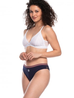 2 чифта бикини в тъмносин цвят L-1489BI  2 чифта бикини в тъмносин цвят L-1489BI