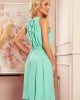Ефирна рокля в цвят мента 350-5, Numoco, Миди рокли - Complex.bg
