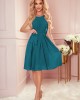 Ефирна рокля в морско зелен цвят 350-6, Numoco, Миди рокли - Complex.bg