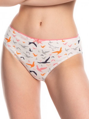 3 броя памучни дамски бикини в различни цветове L-120BIB-75 3 броя памучни дамски бикини в различни цветове L-120BIB-75