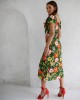 Лятна рокля с флорални мотиви, модел 0595, FASARDI, Дълги рокли - Complex.bg