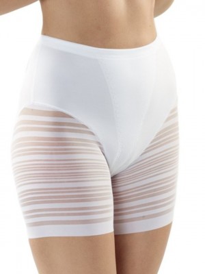 Моделиращи бермуди в бял цвят VERDA Моделиращи бермуди в бял цвят VERDA