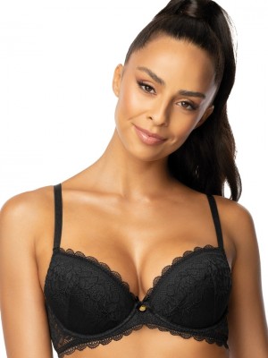 Сутиен с повдигащ ефект в черен цвят ESTELLE M-0198/11/2 Сутиен с повдигащ ефект в черен цвят ESTELLE M-0198/11/2