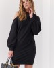 Спортна рокля в черен цвят FI704, FASARDI, Къси рокли - Complex.bg