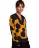 Дамски пуловер с флорални мотиви BK056 model 3, BE, Пуловери - Complex.bg