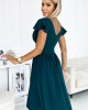 Елегантна рокля в зелен цвят 425-1, Numoco, Миди рокли - Complex.bg