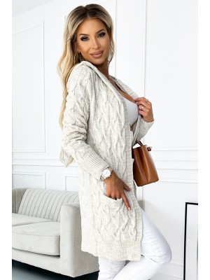 Дамска жилетка в бежов цвят 491-1