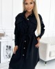 Дамско палто в черен цвят 493-2, numoco basic, Якета - Complex.bg