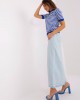 Дамска блуза на райета в син цвят 1441.80,  Блузи / Топове - Complex.bg