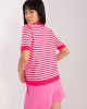 Дамска блуза на райета в розов цвят 1441.80,  Блузи / Топове - Complex.bg