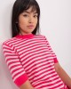 Дамска блуза на райета в розов цвят 1441.80,  Блузи / Топове - Complex.bg