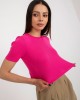 Къса дамска блуза в тъмно розов цвят 2305.32,  Блузи / Топове - Complex.bg