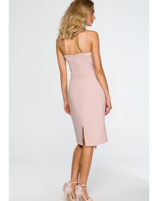 M409 Pencil badeau dress - powder