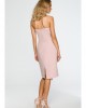 M409 Pencil badeau dress - powder