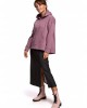 B166 kangaroo pocket hooded pullover top - heather