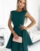 Елегантна къса рокля в зелен цвят 442-1