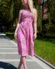 Красива лятна рокля с розов цвят Willa