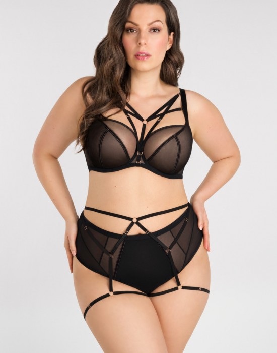 Секси сутиен в черен цвят K824 BIG JUST BLACK Секси сутиен в черен цвят K824 BIG JUST BLACK