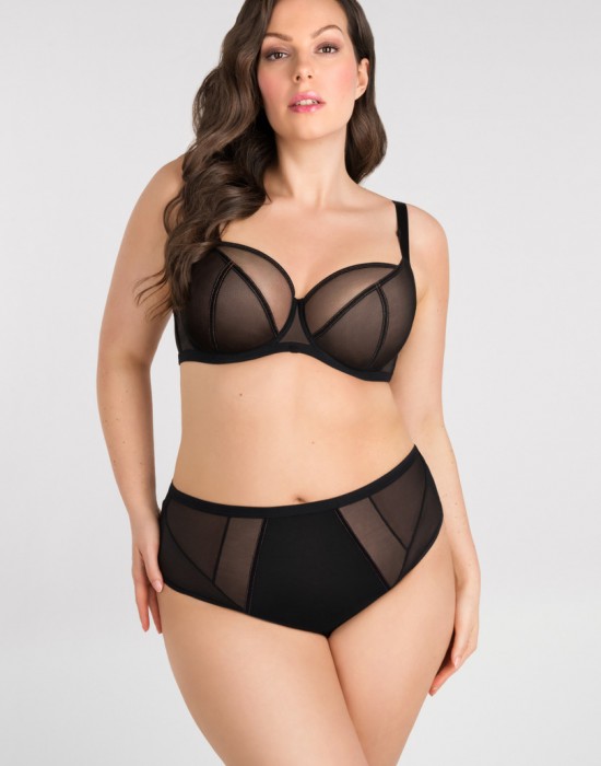 Секси сутиен в черен цвят K824 BIG JUST BLACK Секси сутиен в черен цвят K824 BIG JUST BLACK