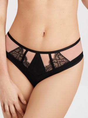 Секси бразилиани в черен цвят K836 BLACK TO BLACK