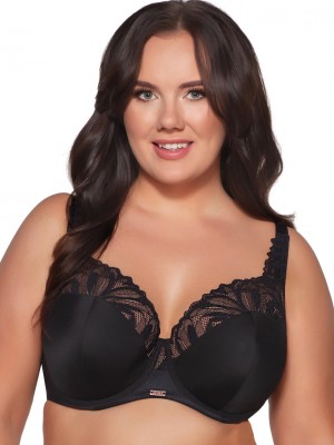 Полуподплатен сутиен в черен цвят 2105