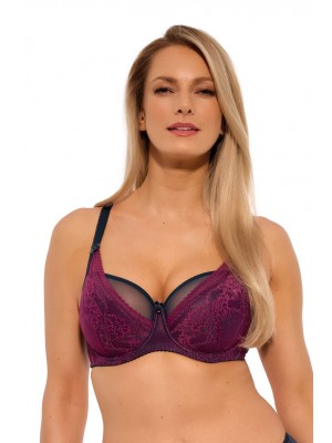 Луксозен полуподплатен сутиен в лилаво 1257 Луксозен полуподплатен сутиен в лилаво 1257