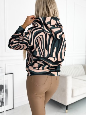 Дамски суичър в зелен цвят 390-5