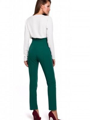 Стилен панталон в зелен цвят K008
