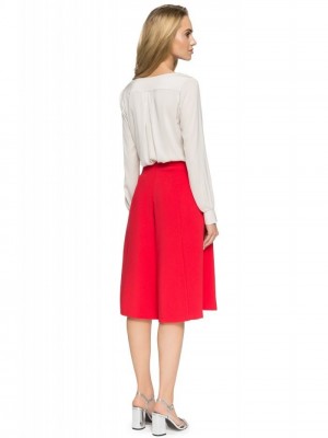 Елегантна блуза в бежов цвят S035