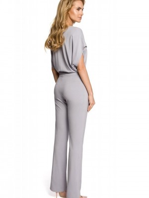 Елегантен гащеризон в сив цвят M319