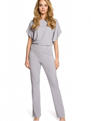 Елегантен гащеризон в сив цвят M319