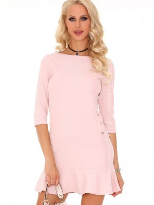 Ежедневна къса рокля в розово Marima 