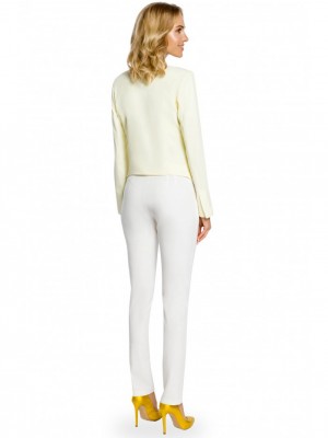 Елегантно дамско сако в жълт цвят M031