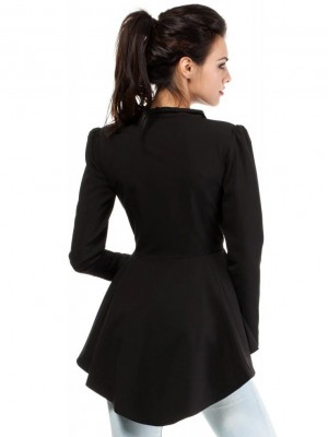 Елегантно дамско сако в черен цвят M165