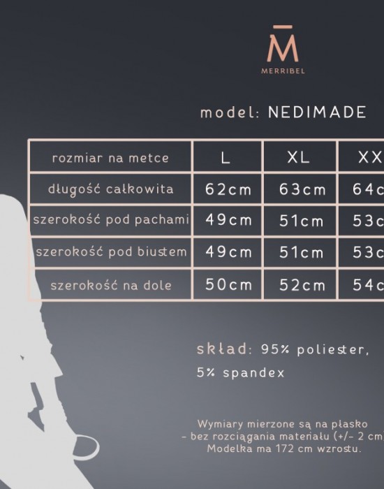 Елегантна блуза в цвят бордо Nedimade Елегантна блуза в цвят бордо Nedimade