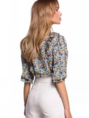 Дамска блуза с флорални мотиви M504