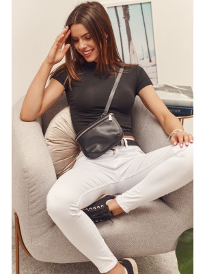 Дамски дънки в бял цвят 6227